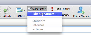 Edit Signatures Outlook for Mac