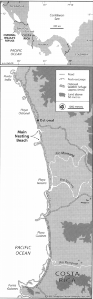 File:Map of the Ostional National Wildlife Refuge (ONWR).png