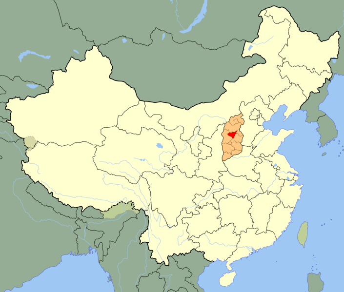 File:Location of Taiyuan City.png