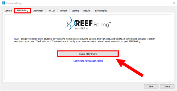 Enable REEF Polling