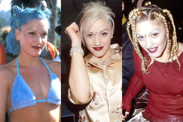Gwen Stefani wearing a bindi on three different occasions.