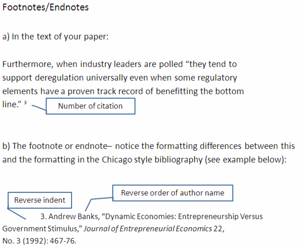 How to write footnotes chicago style