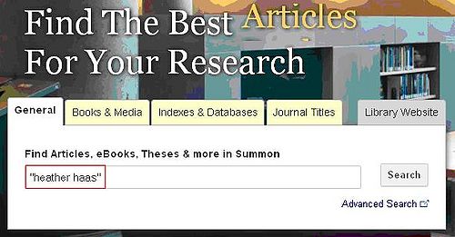 Website for searching research papers