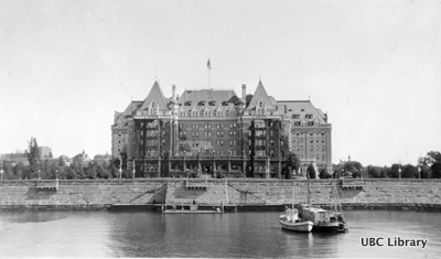File:Empress Hotel from steamer at Victoria, BC .jpg