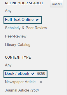 File:Open Textbook Filters in Summon.png