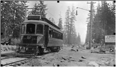 First run of 4th Avenue Streetcar, October 1909