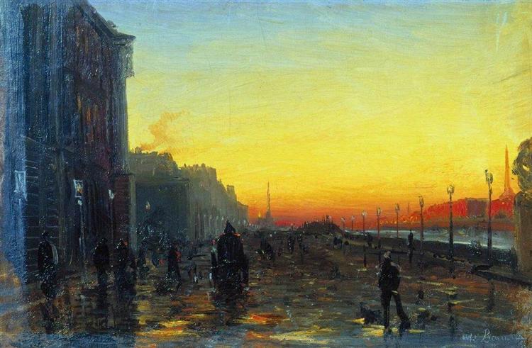 File:"Dawn in St. Petersburg" by Fyodor Vasilyev.jpg