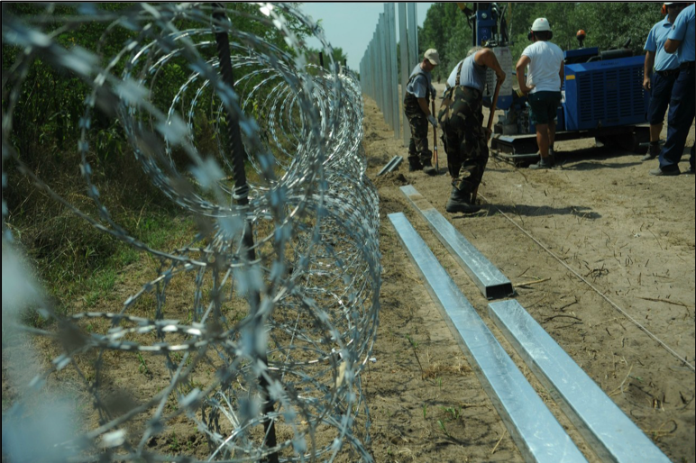 File:Hungarian-Serbian border barrier.png