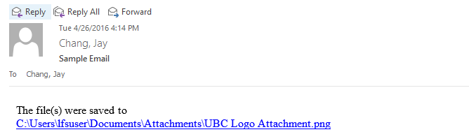 outlook attachment