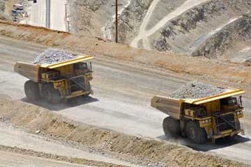 Trucks used in Mining