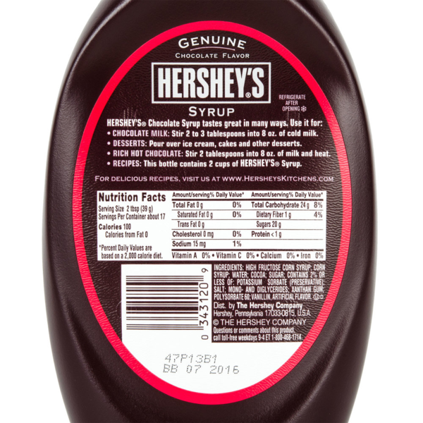 File:Ingredients & Nutrition facts of Hershey's Syrup.png