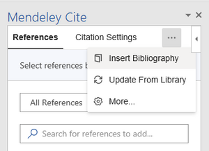 Mendeley insert bibliography.png