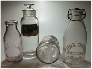 Milk Bottles of the Late 19th century.jpg
