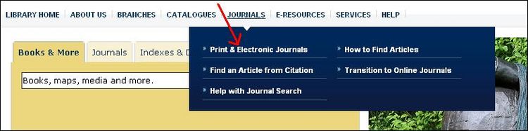 Journal Search