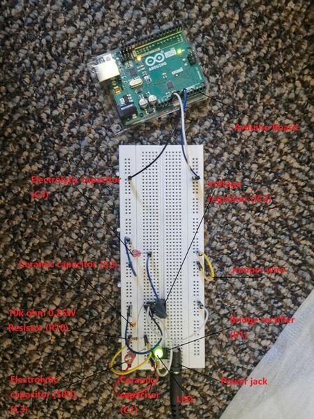 File:Arduino and Power Supply.jpg