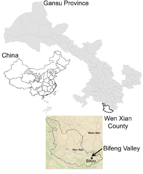 File:Fig.1 Location of Baishuijiang Reserve in Gansu Province.png