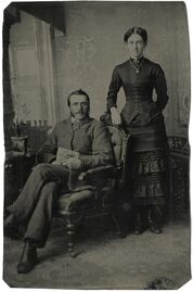 Unidentified Photographer, ​[Portrait of a man and a woman.]​, [between 1874-1865?] (UL_1457_0077)