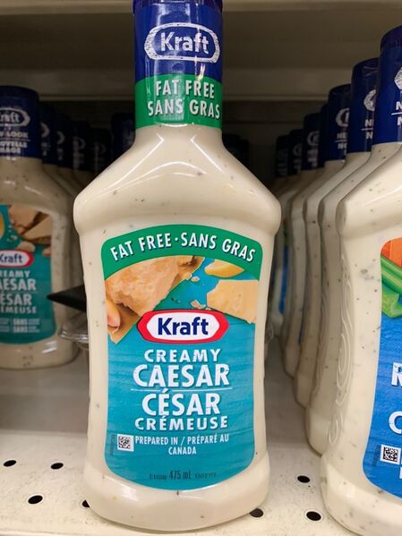 File:Kraft Fat Free Creamy Caesar Salad Dressing.jpg