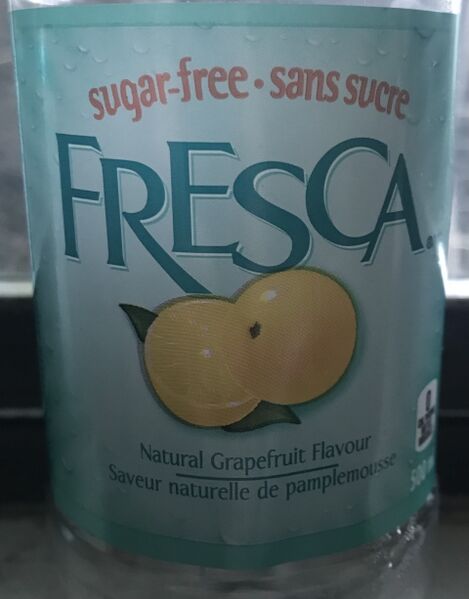 File:Fresca 500ml plastic bottle face front label.jpg