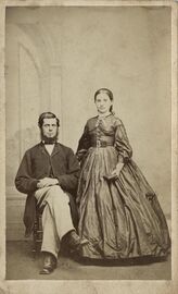 L.A. Gamsby, ​[Portrait of a man and a woman.]​, [between 1864 and 1875?] (UL_1457_0036)