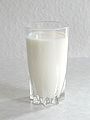 In milk: casein, a milk protein, acting as an emulsifier