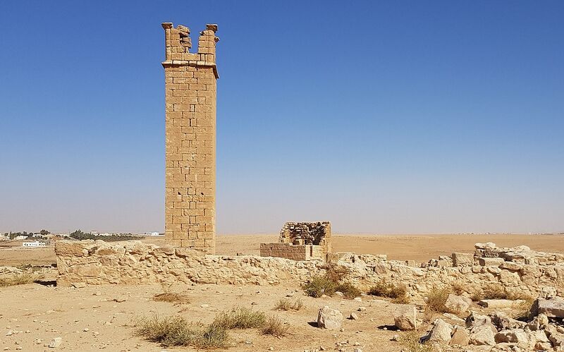 File:Picture of a stylite tower.jpg