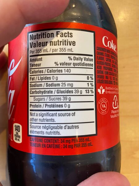 File:Coke Nutritional Label.jpg