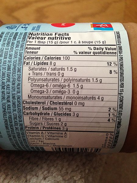 File:No Stir Nutrition Facts Label.jpg