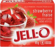 Front View of Strawberry Jelly Powder Packaging
