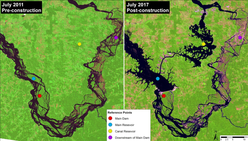 File:Before and after satellite imagery of the region where Belo Monte was built.png