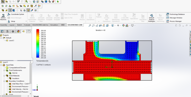 File:Flow simulation of air (temperature) in the heat exchanger (right plane).png