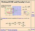 (Motional EMF and Faraday's Law )