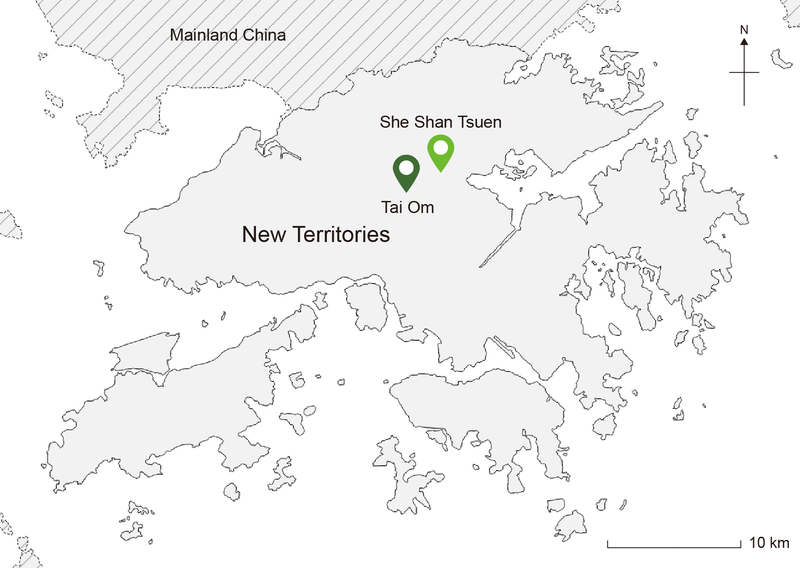 File:Location of She Shan Tsuen and Tai Om, Hong Kong SAR.png
