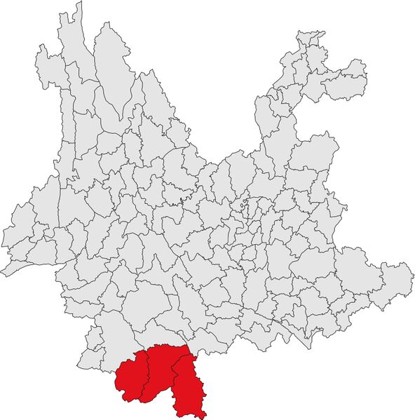File:Location of Xishuangbanna Prefecture within Yunnan (China).jpg