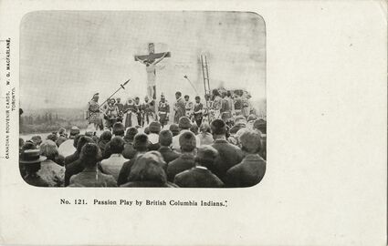 W.G. Macfarlane, ​Passion Play by British Columbia Indians [sic],​ [between 1905 and 1915?] (​UL_1624_03_0246)