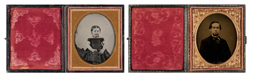Examples of Ambrotypes from the Graphic Atlas
